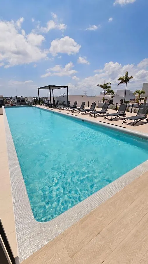 Stylish 1Br Apartment Near Top Attractions, 2 Incredible Pools, Gym,Cinema Playa del Carmen