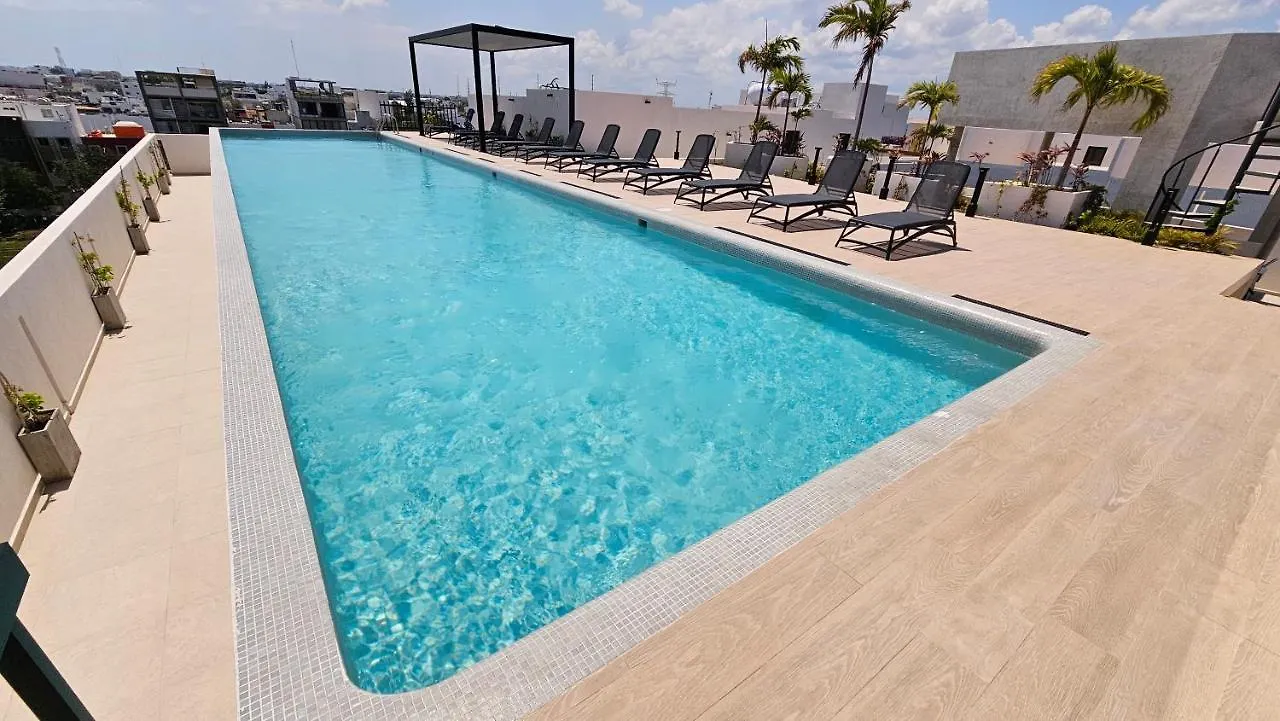 Stylish 1Br Apartment Near Top Attractions, 2 Incredible Pools, Gym,Cinema Playa del Carmen 0*,