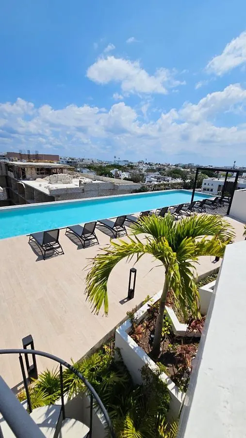 Stylish 1Br Apartment Near Top Attractions, 2 Incredible Pools, Gym,Cinema Playa del Carmen 0*,  Mexico